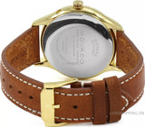  Shop Authentic Movado Heritage Celestograf Navy Blue Dial Brown Leather Strap Watch For Women - 3650010 - Luxxuri