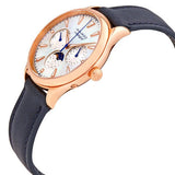  Shop Authentic Movado Heritage Celestograf White Mother of Pearl Dial Blue Leather Strap Watch For Women - 3650011 - Luxxuri