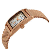  Shop Authentic Movado Heritage White Mother of Pearl Dial Rose Gold Mesh Bracelet Watch For Women - 3650041 - Luxxuri