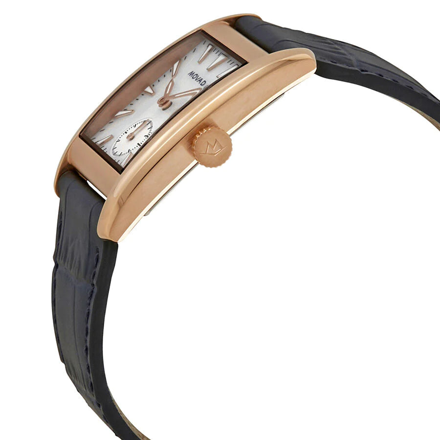  Shop Authentic Movado Heritage Mother of Pearl White Dial Blue Leather Strap Watch For Women - 3650052 - Luxxuri
