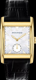  Shop Authentic Movado Heritage Mother of Pearl White Dial Black Leather Strap Watch For Women - 3650050 - Luxxuri
