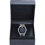  Shop Authentic Movado Museum Classic Black Dial Silver Steel Strap Watch For Men - 606504 - Luxxuri