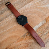  Shop Authentic Movado Museum Classic Black Dial Brown Leather Strap Watch for Men - 0607198 - Luxxuri