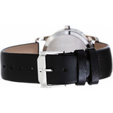  Shop Authentic Movado Museum Black Dial Black Leather Strap Watch For Men - 606502 - Luxxuri