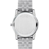  Shop Authentic Movado Museum Diamonds Black Dial Silver Steel Strap Watch For Men - 606878 - Luxxuri