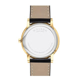  Shop Authentic Movado Museum Classic Quartz Black Dial Black Leather Strap Watch for Men - 0607195 - Luxxuri