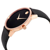  Shop Authentic Movado Museum Classic Black Dial Black Leather Strap Watch for Men - 0607196 - Luxxuri