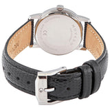  Shop Authentic Movado Museum Blue Dial Black Leather Strap Watch For Women - 2100010 - Luxxuri
