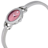  Shop Authentic Movado Rondiro 22mm Pink Dial Stainless Steel Watch For Women - 0606797 - Luxxuri