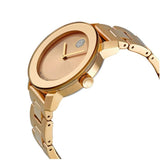  Shop Authentic Movado Bold Rose Gold Dial Rose Gold Steel Strap Watch for Women - 3600086 - Luxxuri