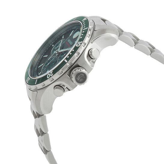  Shop Authentic Movado Series 800 Chronograph Green Dial Silver Steel Strap Watch for Men - 2600179 - Luxxuri