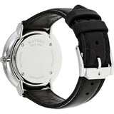  Shop Authentic Movado Ultra Slim Black Dial Black Leather Strap Watch For Women - 0607090 - Luxxuri
