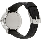  Shop Authentic Movado Ultra Slim Black Dial Black Leather Strap Watch For Women - 0607094 - Luxxuri