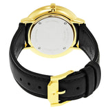  Shop Authentic Movado Ultra Slim Black Dial Black Leather Strap Watch For Women - 0607091 - Luxxuri
