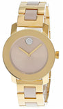  Shop Authentic Movado Bold Beige Dial Two Tone Steel Strap Watch For Women - 3600640 - Luxxuri