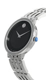  Shop Authentic Movado Esperanza 39mm Black Dial Silver Steel Strap Watch For Men - 0607057 - Luxxuri