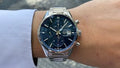  Shop Authentic Tag Heuer Carrera Automatic Chronograph Blue Dial Silver Steel Strap Watch for Men - CBK2115.BA0715 - Luxxuri
