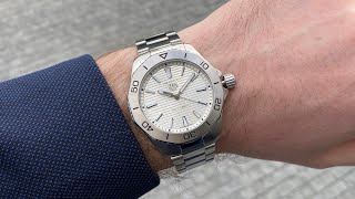  Shop Authentic Tag Heuer Aquaracer Professional 200 Quartz Silver Dial Silver Steel Strap Watch for Men - WBP1111.BA0627 - Luxxuri