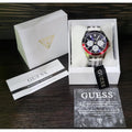  Shop Authentic Guess Odyssey Multifunction Blue Dial Silver Steel Strap Watch For Men - W1107G2 - Luxxuri