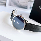  Shop Authentic Movado Museum Classic Blue Dial Black Leather Strap Watch for Men - 0607197 - Luxxuri