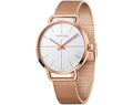  Shop Authentic Calvin Klein Even White Dial Rose Gold Mesh Bracelet Watch for Women - K7B21626 - Luxxuri