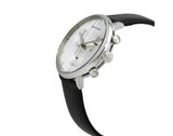  Shop Authentic Calvin Klein High Noon Chronograph White Dial Black Leather Strap Watch for Men - K8M271C6 - Luxxuri