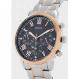  Shop Authentic Guess Hendrix Chronograph Blue Dial Two Tone Steel Strap Watch for Men - W1309G4 - Luxxuri