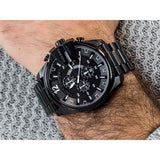  Shop Authentic Diesel Mega Chief Chronograph Black Steel Strap Watch For Men - DZ4283 - Luxxuri