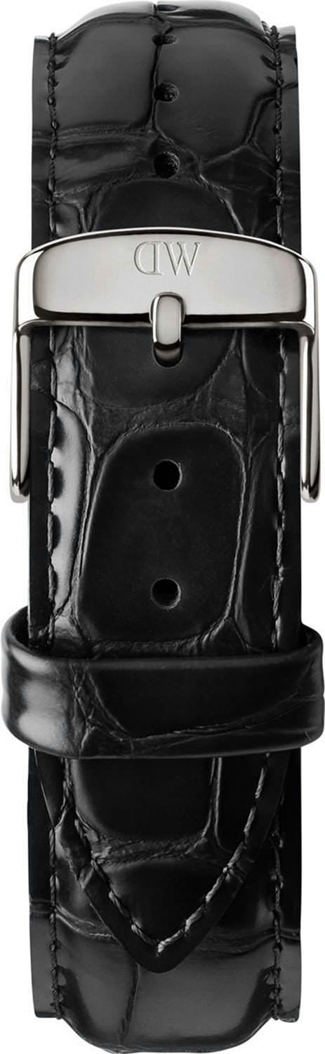  Shop Authentic Daniel Wellington Classic York White Dial Black Leather Strap Watch For Men - DW00100025 - Luxxuri