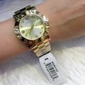  Shop Authentic Marc Jacobs Amy White Dial Gold Steel Strap Watch for Women - MBM3182 - Luxxuri
