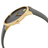  Shop Authentic Movado 70th Anniversary Special Edition Grey Dial Grey Leather Strap Watch For Women - 0607140 - Luxxuri