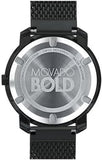 Shop Authentic Movado Bold Black Dial Black Mesh Bracelet Watch For Men - 3600261 - Luxxuri