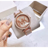  Shop Authentic Michael Kors Parker Pink Dial Pink Steel Strap Watch for Women - MK6176 - Luxxuri