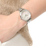  Shop Authentic Michael Kors Cinthia White Mother of Pearl Dial Silver Steel Strap Watch for Women for Women - MK3641 - Luxxuri