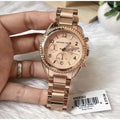  Shop Authentic Michael Kors Blair Rose Gold Dial Rose Gold Steel Strap Watch for Women - MK5263 - Luxxuri