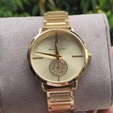  Shop Authentic Michael Kors Portia Gold Dial Gold Steel Strap Watch for Women - MK3639 - Luxxuri