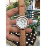  Shop Authentic Michael Kors Parker Chronograph White Dial Tan Leather Strap Watch for Women - MK5633 - Luxxuri