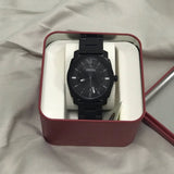  Shop Authentic Fossil Machine Black Dial Black Steel Strap Watch for Men - FS4775 - Luxxuri