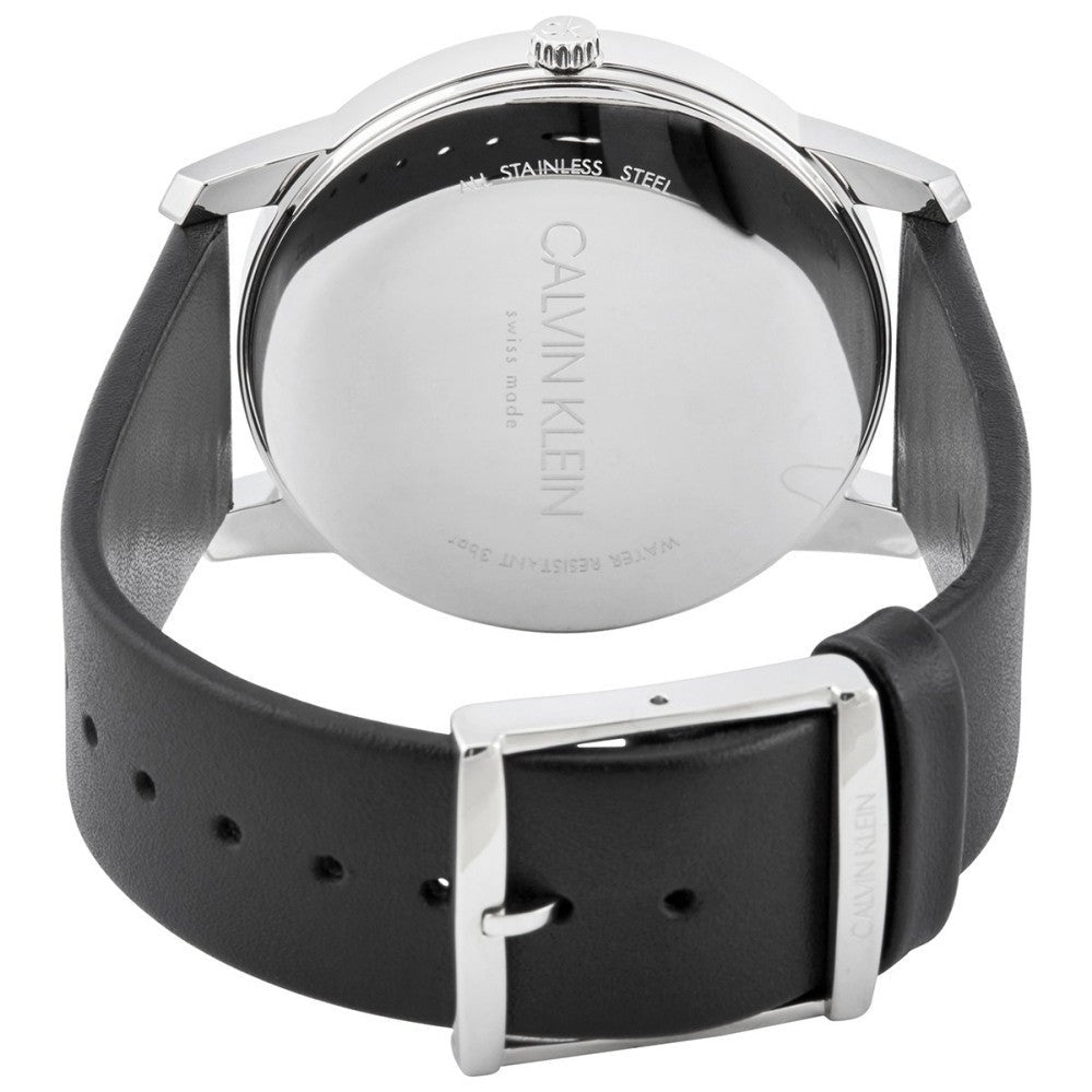  Shop Authentic Calvin Klein City Silver Dial Black Steel Strap Watch for Men - K2G2G1CX - Luxxuri