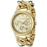 Shop Authentic Michael Kors Runway Twist Gold Dial Gold Stainless Steel Strap Watch for Women - MK3131 - Luxxuri
