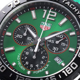  Shop Authentic Tag Heuer Formula 1 Chronograph Green Dial Green Rubber Strap Watch for Men - CAZ101AP.FT8056 - Luxxuri