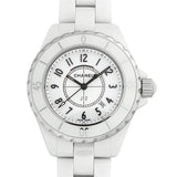  Shop Authentic Chanel J12 Ceramic White Dial White Steel Strap Watch for Women - J12 H0968 - Luxxuri