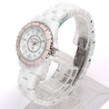 Shop Authentic Chanel J12 Quartz Diamonds Ceramic White Dial White Steel Strap Watch for Women - J12 H4466 - Luxxuri