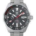  Shop Authentic Tag Heuer Aquaracer Calibre 5 Premiere League Edition Black Dial Silver Stainless Steel Watch for Men - WAY201D.BA0927 - Luxxuri
