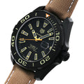  Shop Authentic Tag Heuer Aquaracer 300 Calibre 5 Automatic Black Dial Brown Fabric Strap Watch for Men - WAY208C.FC6383 - Luxxuri