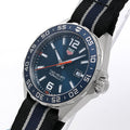 Tag Heuer Formula 1 Quartz Blue Dial Two Tone NATO Strap Watch for Men - WAZ1010.FC8197