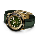  Shop Authentic Breitling Superocean Automatic 42 Green Dial Green Rubber Strap Watch for Men - N17375201L1S1 - Luxxuri