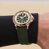  Shop Authentic Breitling Superocean Automatic 42 Green Dial Green Rubber Strap Watch for Men - N17375201L1S1 - Luxxuri