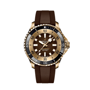  Shop Authentic Breitling Superocean Automatic 44 Brown Dial Brown Rubber Strap Watch for Men - N17376201Q1S1 - Luxxuri