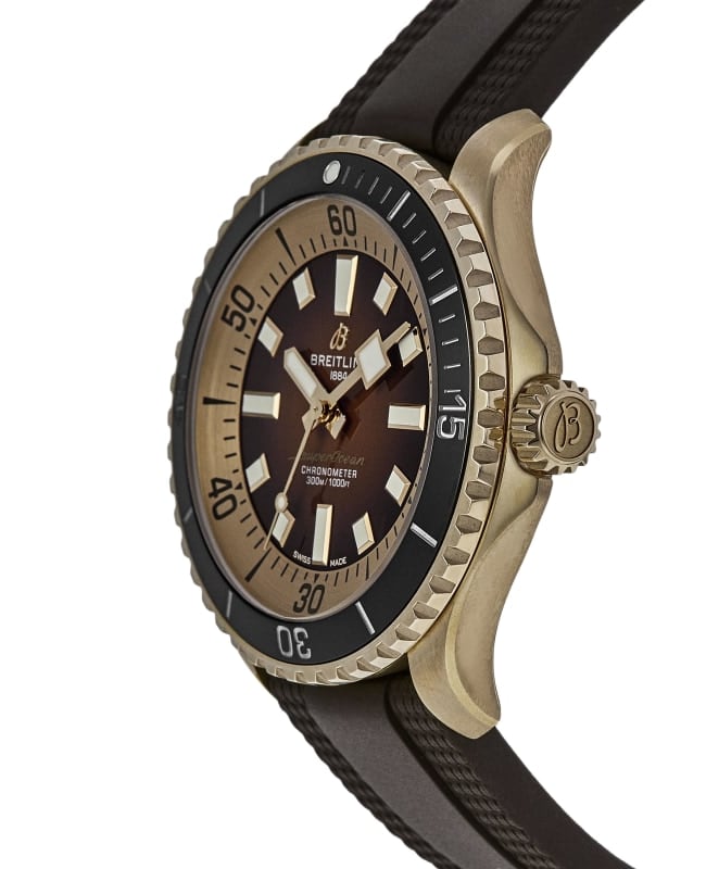  Shop Authentic Breitling Superocean Automatic 44 Brown Dial Brown Rubber Strap Watch for Men - N17376201Q1S1 - Luxxuri
